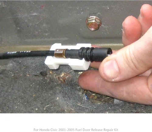 Vista 4 de MAD HORNETS Kit de reparación de liberación de puerta de combustible para Civic 2001-2005 Blanco