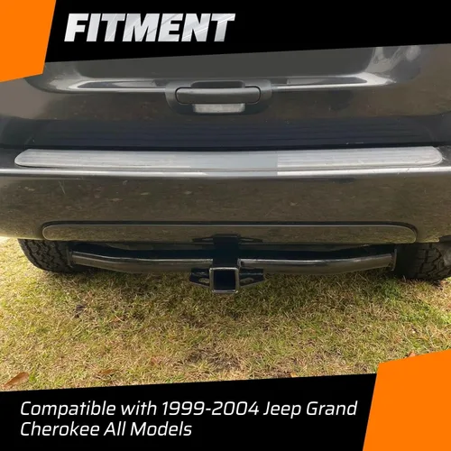 Vista 3 de KUAFU Enganche de remolque de 2 pulgadas compatible con receptor de enganche de remolque Jeep Grand Cherokee Clase 3 1999-2004