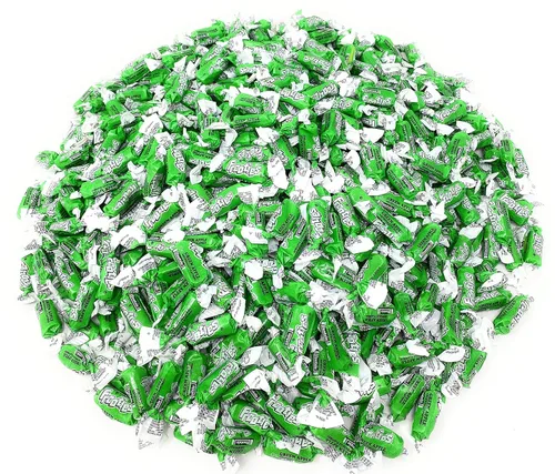 Vista 14 de Rollo Tootsie Roll de sabor a frambuesa azul a granel, caramelos masticables americanos envueltos individualmente en bolsa Assortit resellable, 5