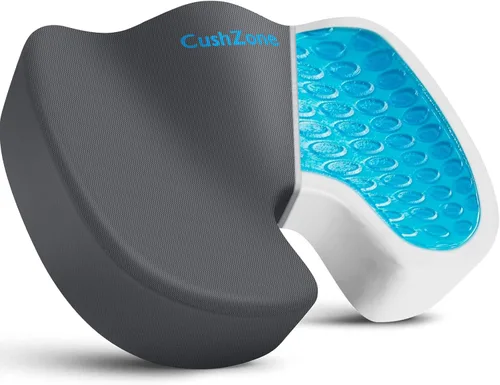 Vista 18 de Cojín de asiento para silla de oficina, cojín de espuma viscoelástica mejorada de gel refrescante para sentarse durante mucho tiempo, almohada