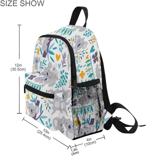 Vista 8 de TropicalLife Mochila para niños y niñas, niños pequeños, escuela, preescolar, Colo68, Mochilas Daypack