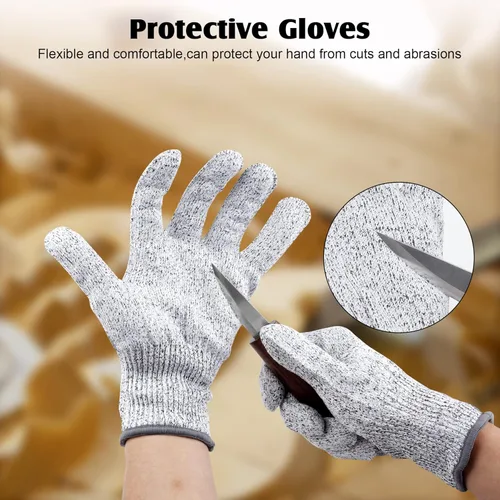 Vista 6 de Kit de tallado de madera 26 en 1 con detalle cuchillo de tallado de madera, cuchillo de tallar, cuchillo de cincel de madera, guantes, afilador