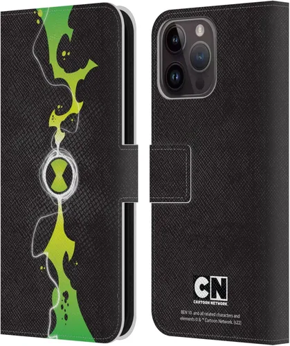 Vista 7 de Head Case Designs Officially Licensed Ben 10: Omniverse Character Art Graphics Leather Wallet Case Compatible with Apple iPhone 15 Pro Max