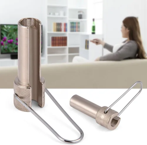 Vista 2 de Yosoo Herramienta de extracción de conector F de 2 piezas, herramienta de extracción de llave de seguridad F, herramienta de agarre para CATV RG59