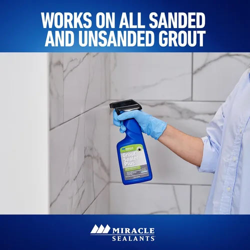Vista 6 de Miracle Sealants Sellador de lechada Plus Invisible Penetrating Sealer Spray, 16 oz