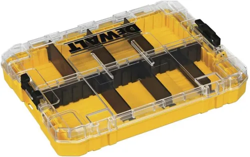 Vista 2 de DEWALT Caja de herramientas, organizador de estuche rígido, mediano, 8 compartimentos, para herramientas pequeñas y accesorios (DWAN2190)