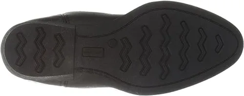 Vista 4 de Deer Stags Ranch - Botas estilo vaquero unisex para niños pequeños y grandes, Negro