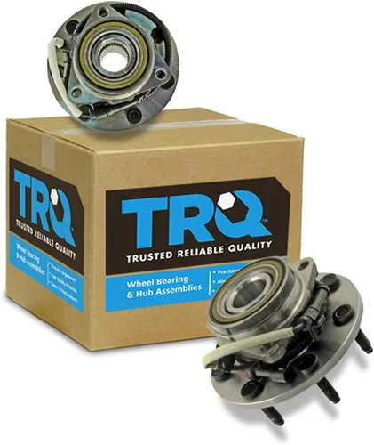 Vista 209 de Conjunto de rodamiento de rueda y buje TRQ para parte trasera izquierda y derecha, 2 piezas, compatible con Ford Expedition 2007-2010 y Lincoln