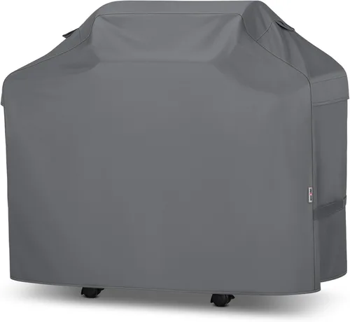Vista 17 de Unicook Cubierta de parrilla de 55 pulgadas para parrilla al aire libre, cubierta de barbacoa de gas resistente al agua, cubierta exterior de 3 a 4
