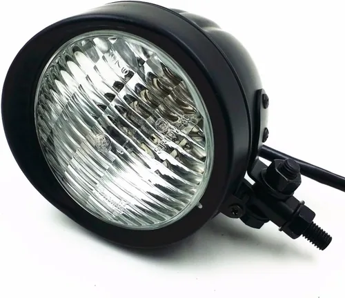 Faro delantero retro de metal de 60 W/55 W para motocicleta Harley Honda Kawasaki Suzuki Yamaha Cruiser Chopper Cafe Racer Bobber