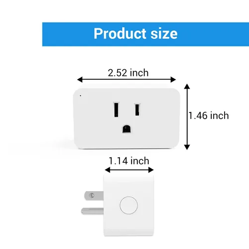 Vista 4 de New One Zwave Regulador de Intensidad de Enchufe Paquete de 2, Enchufe Z-Wave Serie 800, Extensor Z Wave, Dispositivo S2 Z Wave, Requiere Hub Z
