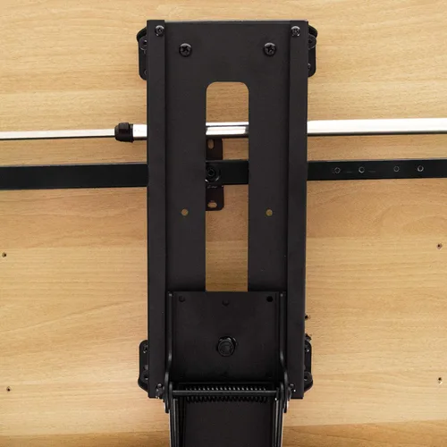 Vista 4 de VIVO Steel Dual Spacer Brackets for Under Desk Keyboard and Mouse Slider Tray, Height Track Spacer Mount Fitting Desk Frames up to 3.2 inches