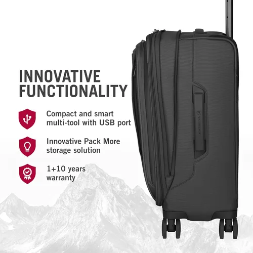 Vista 4 de Victorinox Airox Hardside, Negro -, Viajero Frecuente Plus