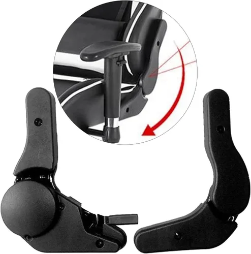 Vista 6 de Esquirla Ajuste de ángulo múltiple para silla, montaje ajustable, reemplazo práctico para silla de oficina, asiento de juegos, ajustador de ángulo