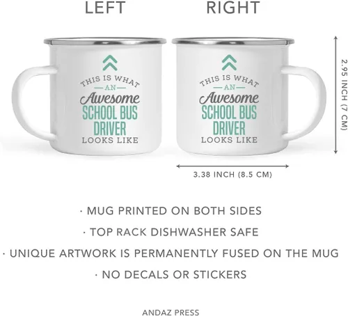 Vista 263 de Andaz Press 11oz. Stainless Steel Campfire Coffee Mug Gift, This is What an Awesome Mentor Looks Like, 1-Pack, Birthday Gift Ideas Coworker Him Her
