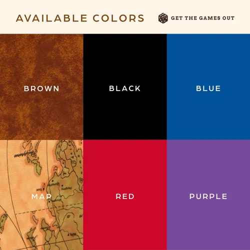 Vista 4 de Juego de mesa de Backgammon con estuche, disponible en tamaños pequeños, medianos y grandes de Get the Games Out, S