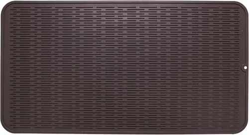 Vista 109 de MicoYang Alfombrilla de silicona para secado de platos para múltiples usos, fácil de limpiar, ecológica, resistente al calor, alfombrilla