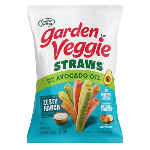 Vista 15 de Sensible Portions Garden Veggie - Pajitas de canela, 6 onzas