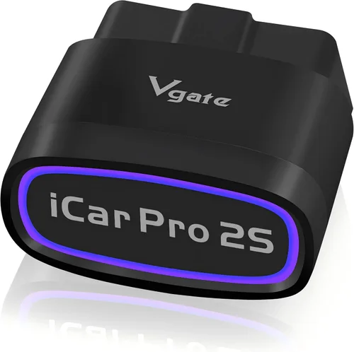 Vgate iCar Pro 2S Bluetooth 5.2 OBD2 Herramienta de escaneo de coche para iPhone, Android y Windows