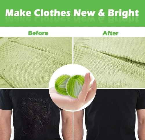 Vista 4 de FITORCH Removedor de pelo de mascotas para lavandería, lavandería, recogedor de pelo de mascotas, recogedor de pelo de lavadora, bolas de secadora