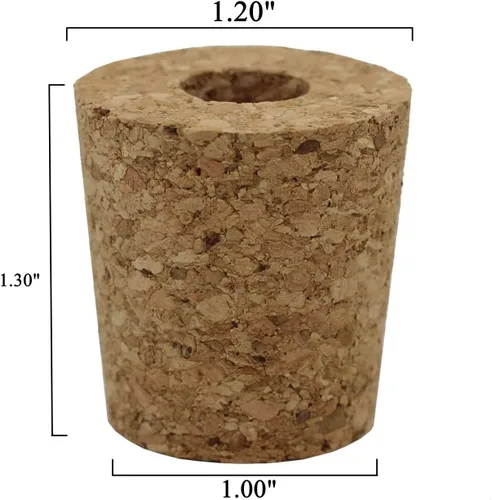 Vista 4 de Creative Hobbies Dispensador de bomba negro con tapón de corcho para un ajuste fácil a presión (Pkg/5)