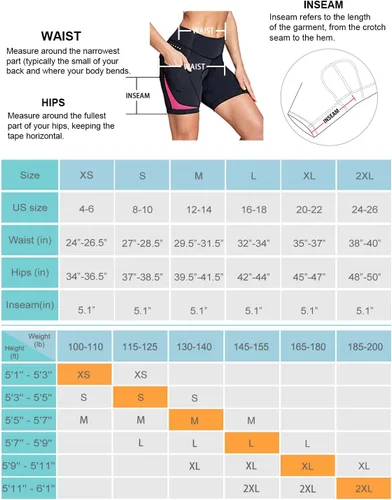 Vista 7 de BALEAF Pantalones cortos de ciclismo acolchados 4D para mujer, ropa interior de ciclismo con bolsillos UPF50+