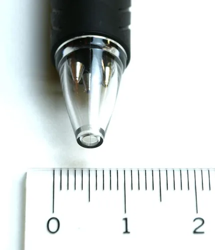 Vista 4 de Uni Bolígrafo Jetstream 3 Color Rojo, Tinta Azul 0.028 in, Negro (SXE340007.24)