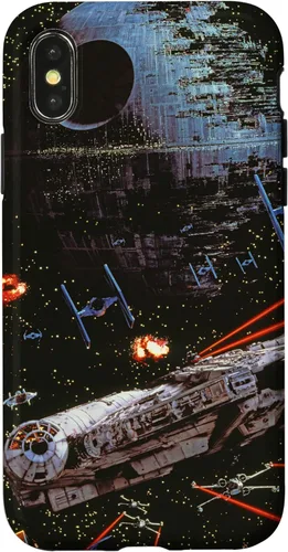 Vista 5 de Carcasa negra para iPhone 14 Pro Max Star Wars El Retorno de la Estrella de la Muerte Jedi II