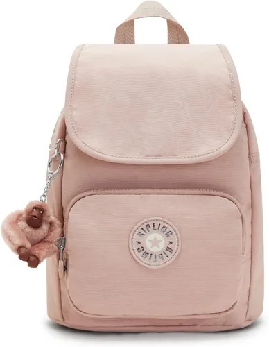 Kipling Mochila pequeña de caléndula para mujer ajustable correa cruzada extraíble organizador de viaje de nailon Grad rosa brillante 9L x 1175H x