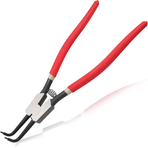 Vista 10 de Alicates de Anillo de Presión de 13 Pulgadas de Servicio Pesado Alicates de Circlip Externos Punta de Mandíbula Recta Diámetro 0.12" para Instalar