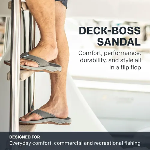 Vista 2 de Grundéns Sandalia DECK-BOSS para hombre Duradera y de apoyo