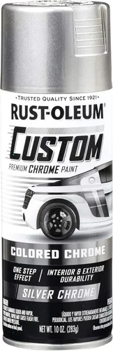 Vista 6 de Rust-Oleum 343346 Pintura en aerosol cromada personalizada automotriz, 10 onzas, color negro, (paquete de 1)