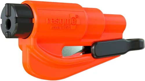 resqme La herramienta original de escape de coche con llavero de emergencia, cortador de cinturón de seguridad y rompeventanas 2 en 1, fabricado en