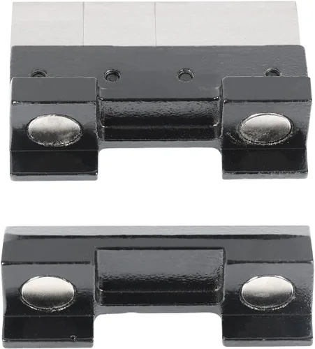 Vista 7 de KAKA INDUSTRIAL BDS-4, Juego de matrices de freno de tornillo de chapa de 4 pulgadas, montaje de tornillo de banco magnético