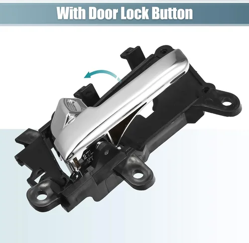 Vista 5 de X AUTOHAUX Interior del coche delantero izquierdo manija de puerta lateral cubre ajuste para Kia Optima 2011-2013 82610-2T000