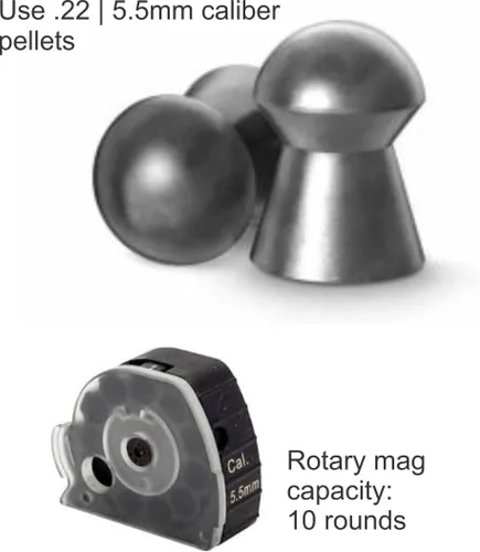 Vista 4 de Beeman Rifle de aire PCP con palanca inferior