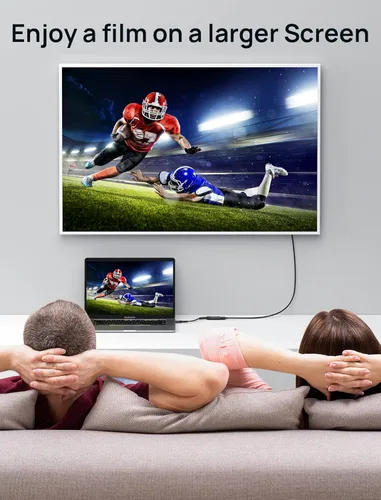 Vista 4 de JSAUX - Adaptador USB C a HDMI, adaptador 4K USB tipo C a HDMI hembra [para Thunderbolt 3] compatible con iPhone 15 Pro Max/15 Plus, MacBook