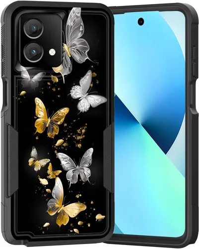 Vista 177 de para Moto G Play 4G 2024, funda de dos capas híbrida resistente y a prueba de golpes, PC duro + silicona suave protectora para Motorola Moto G Play