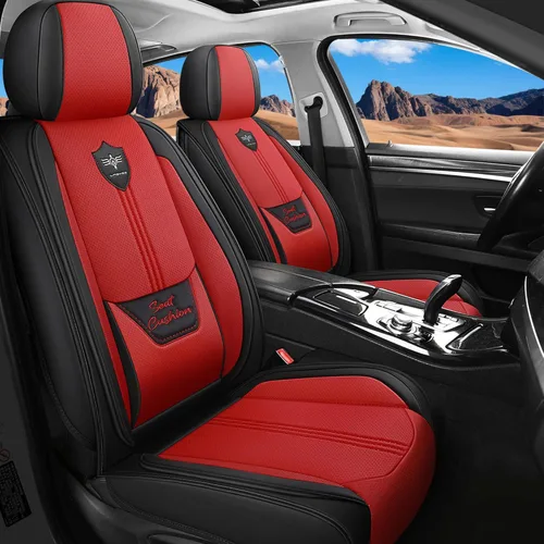 Vista 12 de LINGVIDO - Fundas de piel sintética para asientos de automóvil, protector deportivo e impermeable, ajuste universal para automóviles y camionetas