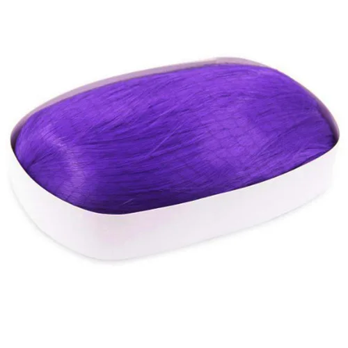 Vista 2 de Peluca de cosplay para mujeres con gorra, peluca de 28in largo y ondulado resistente al calor de AKStor, Púrpura