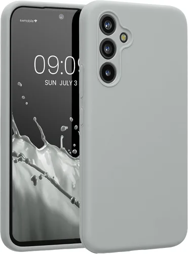Vista 131 de kwmobile Funda compatible con Samsung Galaxy A13 4G - Funda delgada de silicona TPU - Acabado suave al tacto - Amarillo radiante