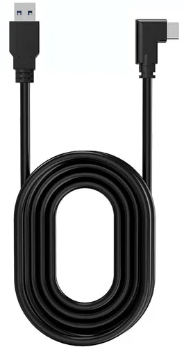 Vista 5 de TNE Cable de enlace para Meta Quest ProOculus Quest 2 de 16 pies (16.4ft) para juegos de PC y carga Transferencia de datos de alta velocidad