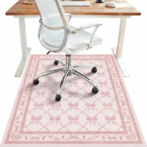 Vista 15 de Tapete para silla de oficina de 30 x 48 pulgadas para suelo de baldosas de madera dura, protector de alfombra debajo del escritorio para silla