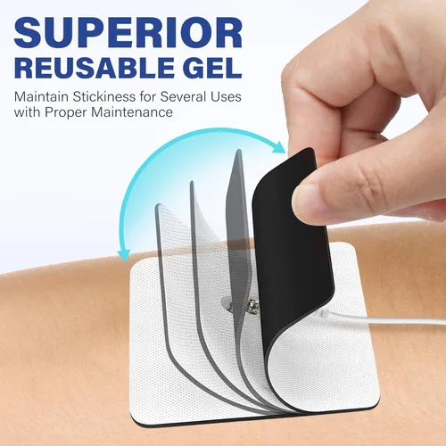 Vista 5 de Electrodos para masajes EMS LotFancy., 1