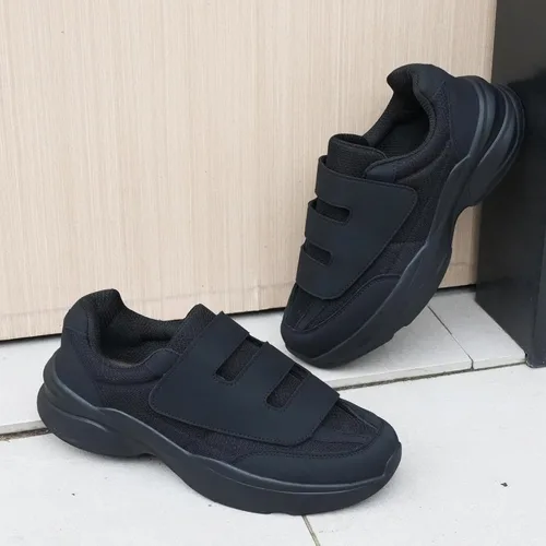 Vista 6 de Ortho + Rest Zapatos para caminar diabéticos para hombre, zapatos hinchados con cierre ajustable
