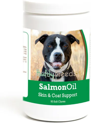 Vista 397 de Healthy Breeds Affenpinscher - Masticables suaves de aceite de salmón, 90