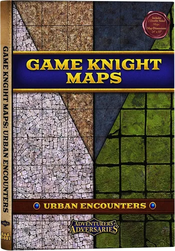 Vista 12 de Game Knights Encounters on the High Seas - Tapete de mapa de batalla laminado de doble cara brillante de borrado en seco para juegos de rol