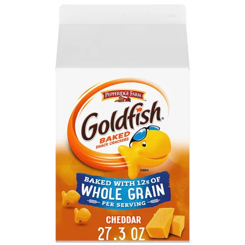Vista 10 de Goldfish Galletas con Queso Cheddar, Caja de 27.3 Oz