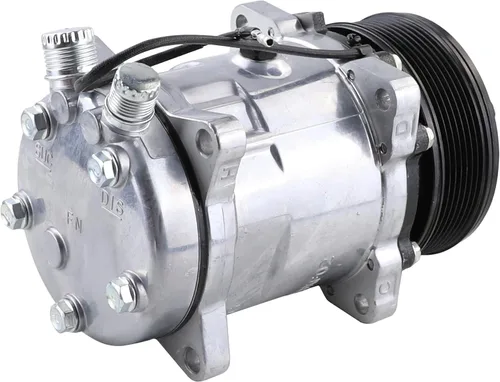 Vista 2 de Compresor universal del A/C con la correa serpentina negra del estilo 5H14 R134A del SD 508 del embrague PV7