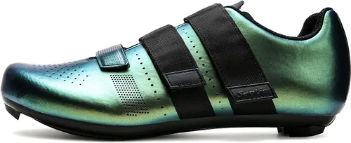 Santic Zapatos de ciclismo unisex para interiores y ciclistas, adecuados para look Delta y Peleton